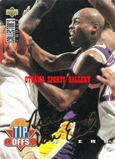 1994-95 COLLECTOR'S CHOICE FRENCH NICK VAN EXEL GOLD SIGNATURE #178 (V3)