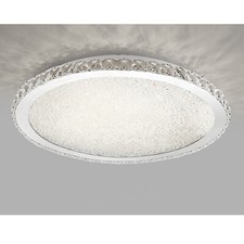 30W Modern Crystal LED Ceiling Light Pendant Lamp Flush Mount Chandelier Fixture