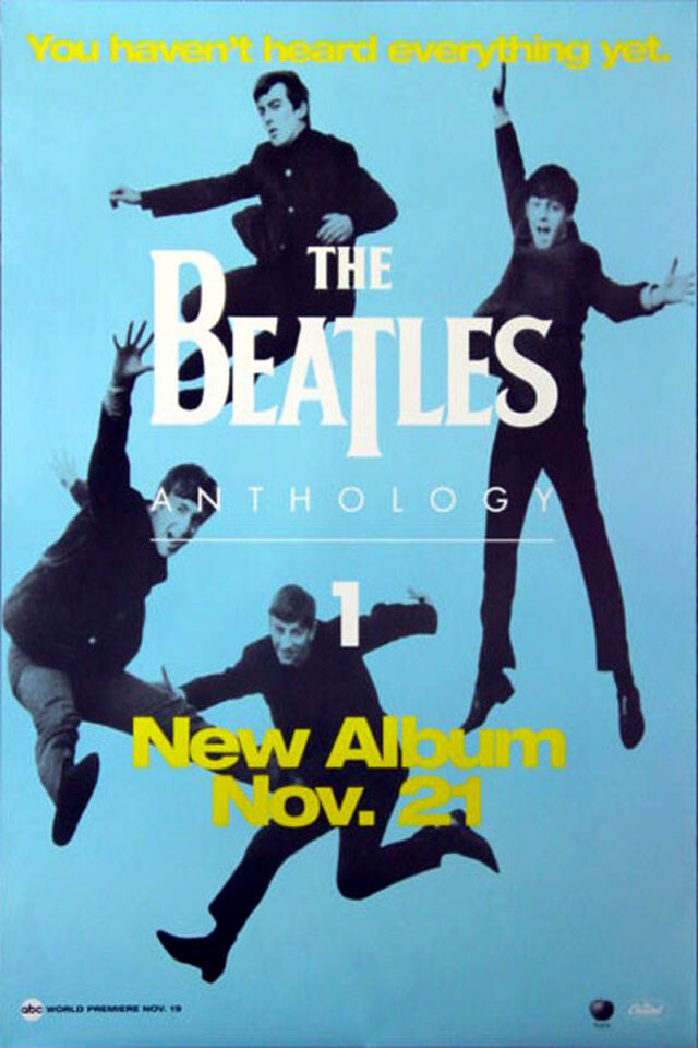 The Beatles - Anthology 1 (1995) Album Promo Poster, Original, SS