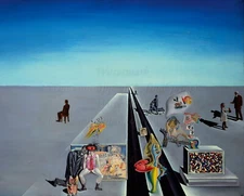 SALVADOR DALI Surrealism Art Poster or Canvas Print "Les Premiers Jours Du..."