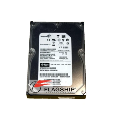 SUN 390-0355 500gb 7200RPM SATA Hard Drive Disk - Image 1 of 2