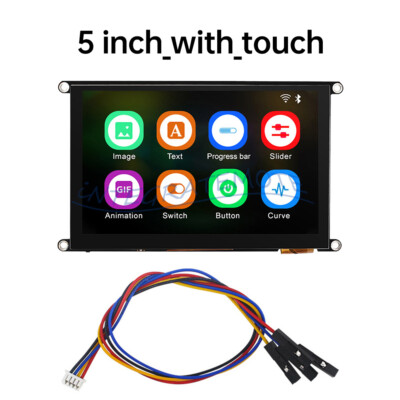 ESP32-S3 4.3/5'' WiFi Bluetooth Development Board IPS HD Capacitive Touch Module