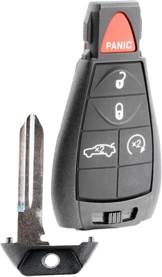 KeylessOption Keyless Entry Remote Control Car Key Fob Starter Alarm for... 