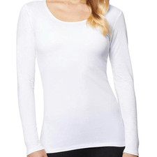 NWT 32 Degrees Heat Ultra Soft Thermal Lightweight Base Layer White - Large