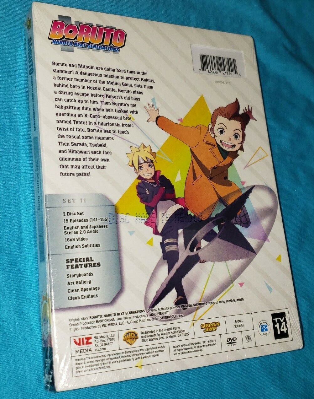 Boruto: Naruto Next Generations: The Mujina Gang (DVD, 2017) for