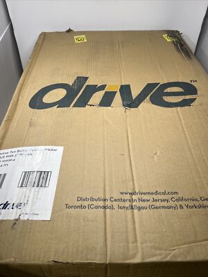 (4 Pack) Drive 10206-4 Adult Deluxe Folding Walker, 3''   2-Button with Wheels
