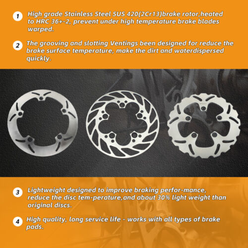 Ultralight Racing Rear Brake Rotor Disc For BMW S1000RR 08-21 S1000R 2013-2022 - Picture 3 of 8