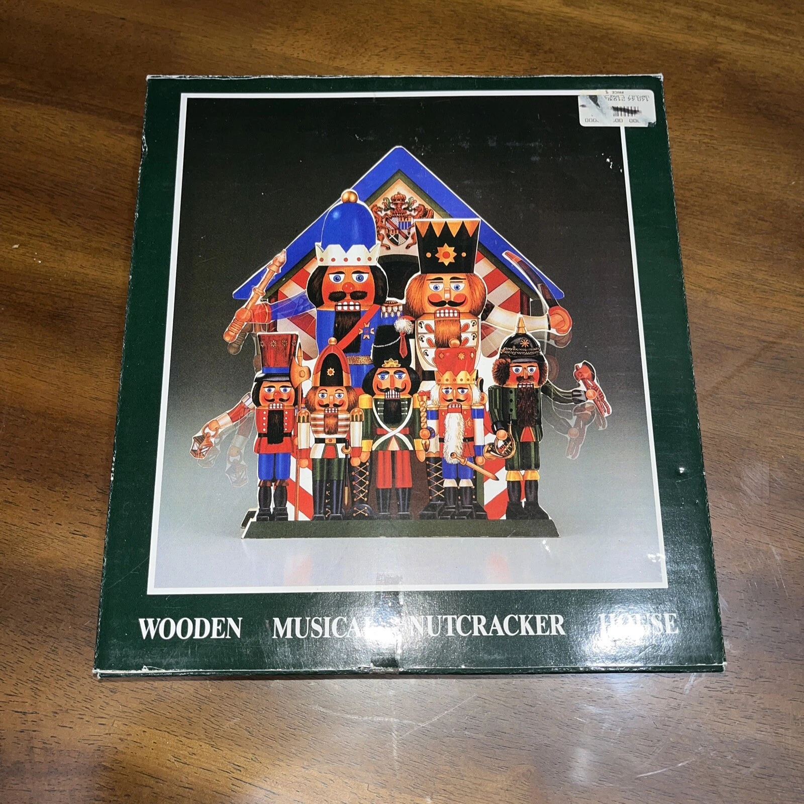 wooden musical nutcracker house