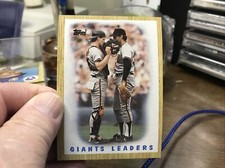 1987 Topps Baseball GIANTS LEADERS FROM VENDING # 231