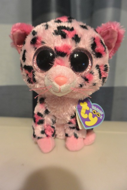 ty pink leopard