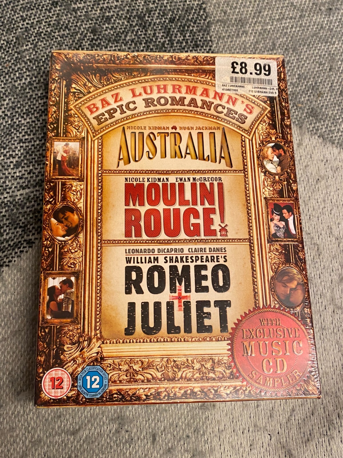 Baz Luhrmann's Epic Romances (DVD, 2009, 3-Disc Set) BRAND NEW & SEALED