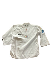 Chaqueta Taekwondo Dobok Daedo WTF Parche FITA Italia Talla 0 Seúl Sin Cinturón