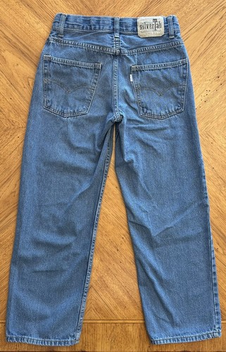 Levi's Silver Tab Jeans Boys Size 12 Regular 26x27 Blue Stay Loose Denim Pants - Picture 4 of 8
