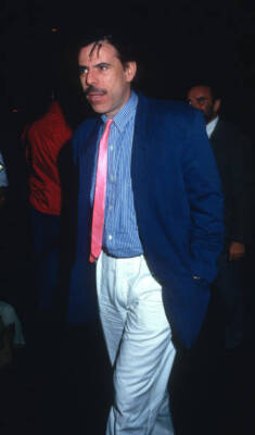 German-born American Pop artist Peter Max 1987 OLD PHOTO 1