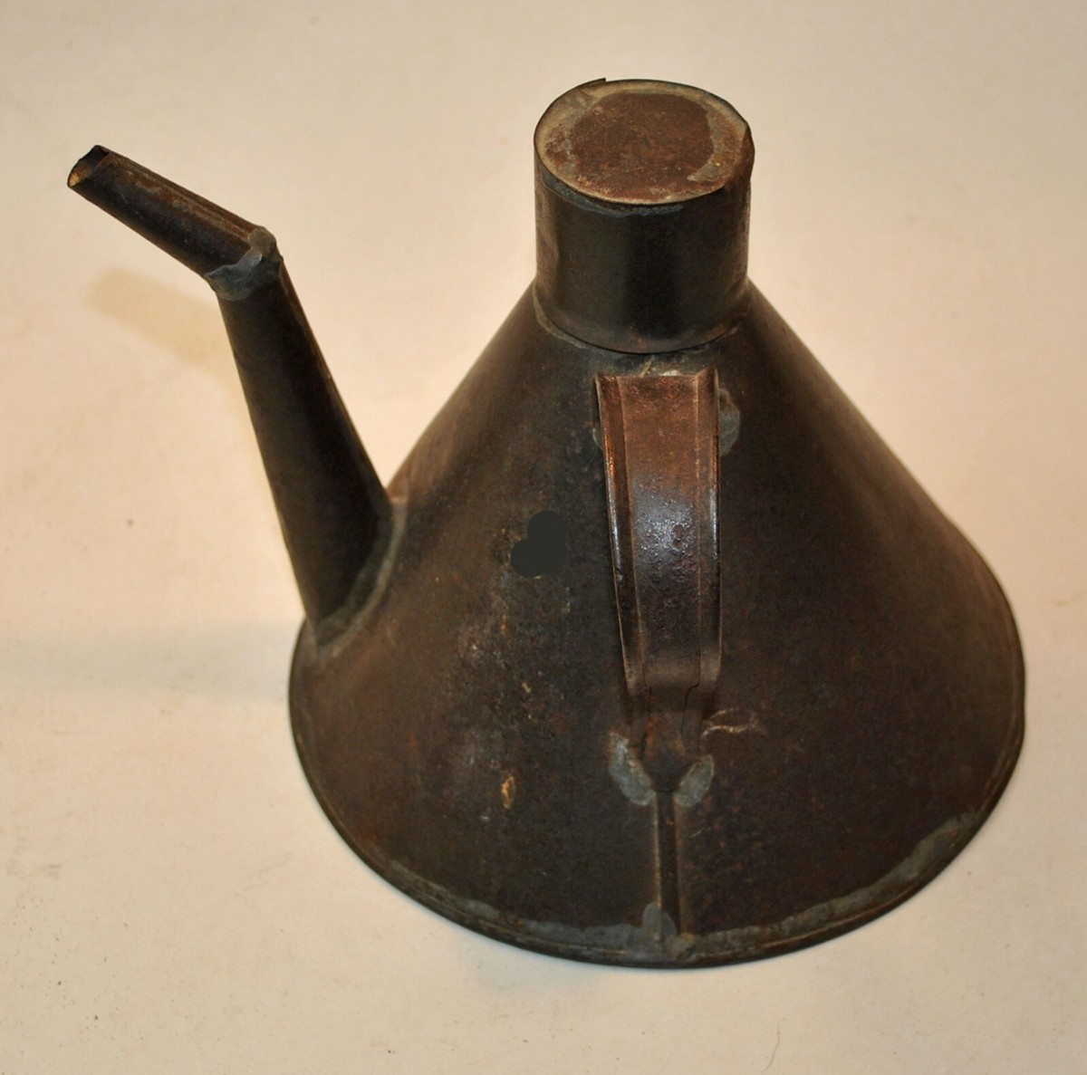 Antique Shaker Tinware Tin Whale Oil Can Lamp Filler - Canterbury