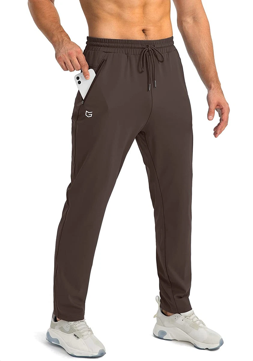 G Gradual Men s Sweatpants with Zipper Pockets Tapered Joggers for