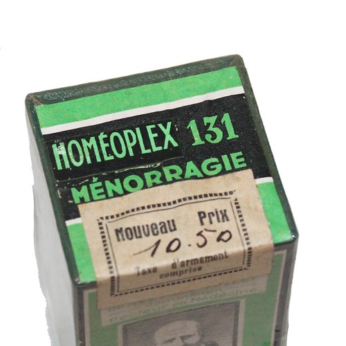 Ancienne boîte d' homéopathie Laboratoires Homéoplex / Hémorragie / médicament - Picture 2 of 3