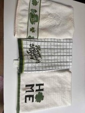Set of Three St. Patrick's Day Kitchen Towels Celebrate Together Well Equipped