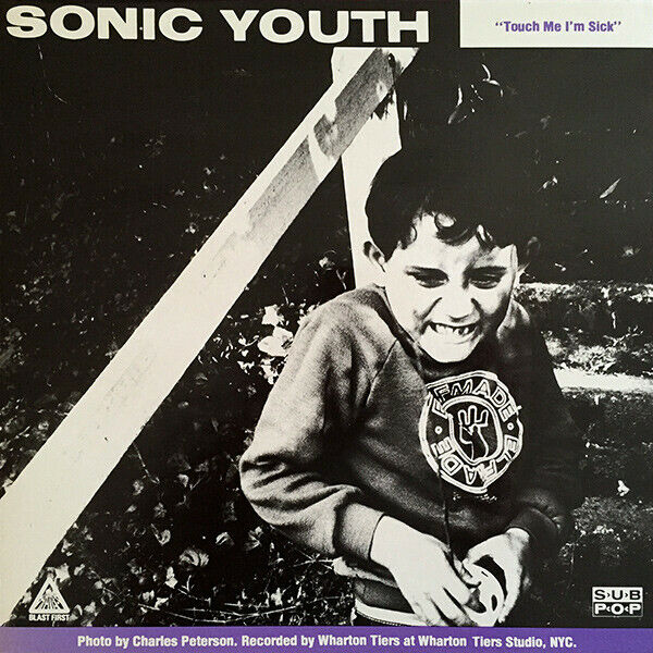 SONIC YOUTH / MUDHONEY Halloween / Touch Me I'm Sick 12" UK 1989 Blast First NM