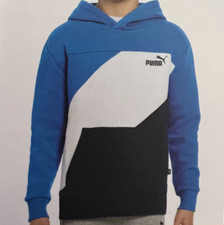 NWT PUMA YOUTH HOODIE BLUE M 10/12  M60396 