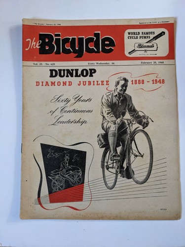 Vintage Bicycle bike magazine 2/1948 