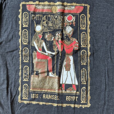vtg Michael Jackson History Tour T-Shirt L Egypt Egyptian Parking