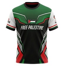 B Free Palestine Freedom Jersey - Unisex Sports Tee Sizes 9 Years to 3XL T Shirt