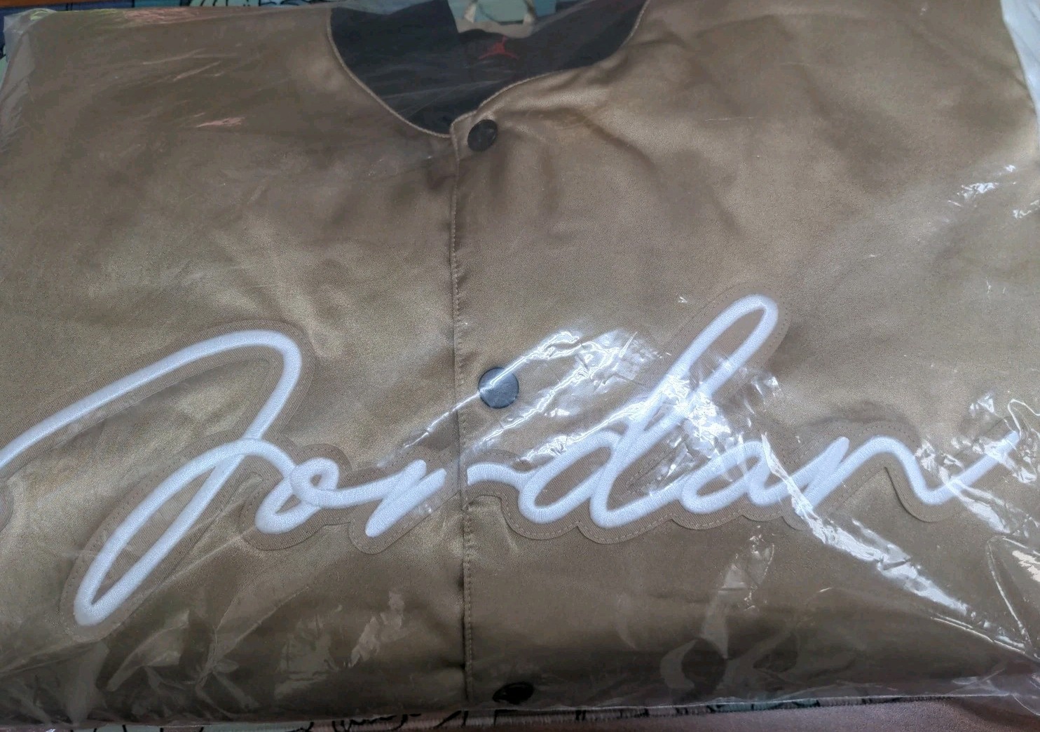 New Jordan Bomber Jacket Varsity Unisex Sz XXL image 10