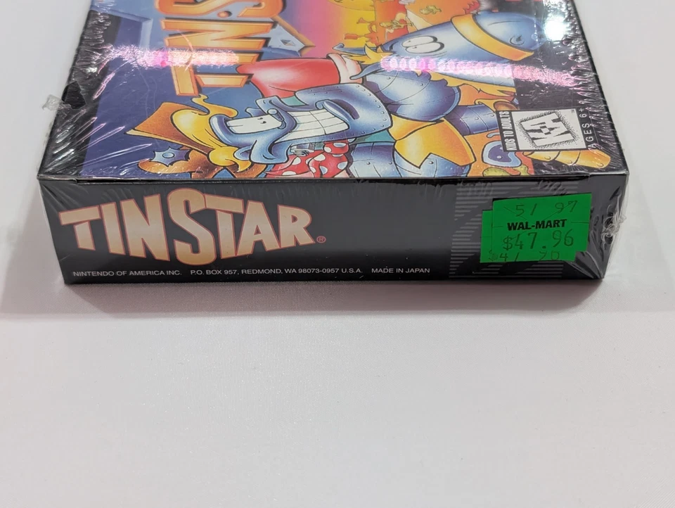Tin Star (SNES 1993) NEW & FACTORY SEALED TinStar Super Nintendo Super Scope - Image 4 of 4