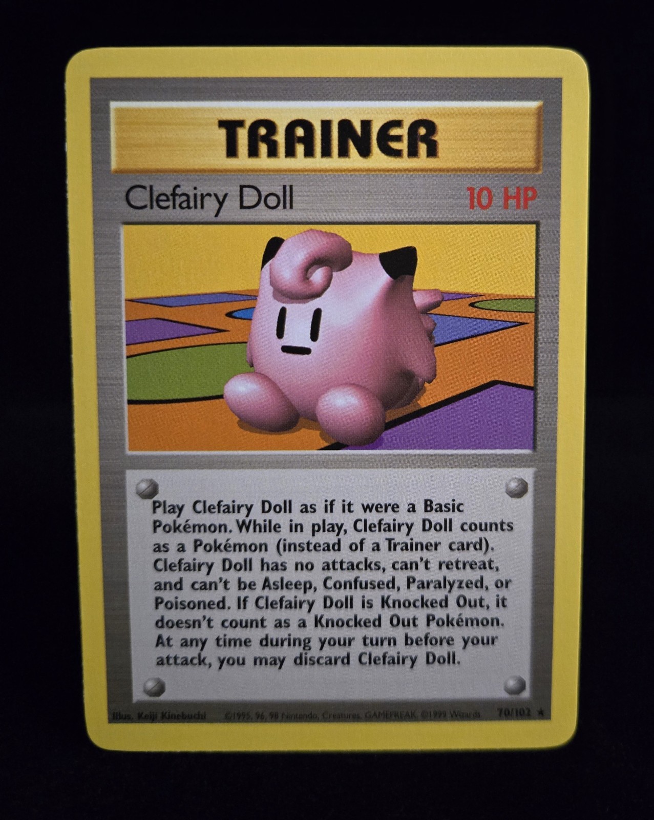 Pokémon TCG - CLEFAIRY DOLL - 70/102 - RARE - UNLIMITED - BASE SET 1999 - LP/NM