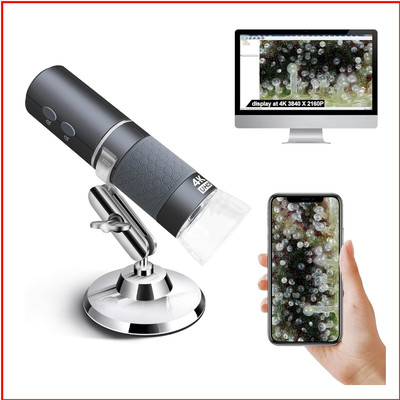 ninyoon 4k wifi mikroskop für iphone android, 50 bis 1000x usb digital mikros...