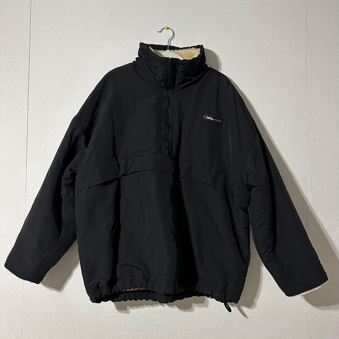 Java Reversible Half Zip Nylon Boa Jacket - image 2