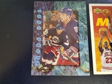 Alexei Zhamnov Wendel Clark 95-96 Fleer ULTRA NHL NO GOLD WRONG BACK ERROR RARE