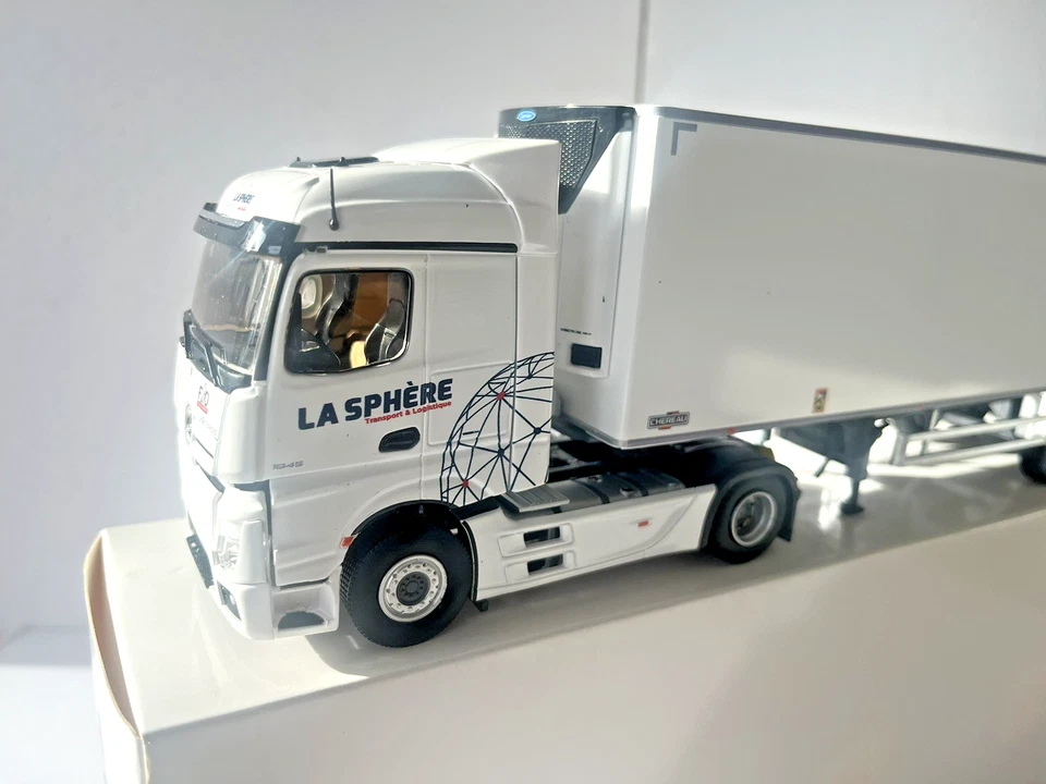 ELIGOR 1/43 CAMION MERCEDES ACTROS 5 STREAMSPACE SEMI FRIGO LA SPERE REF 117965 - Photo 3/4