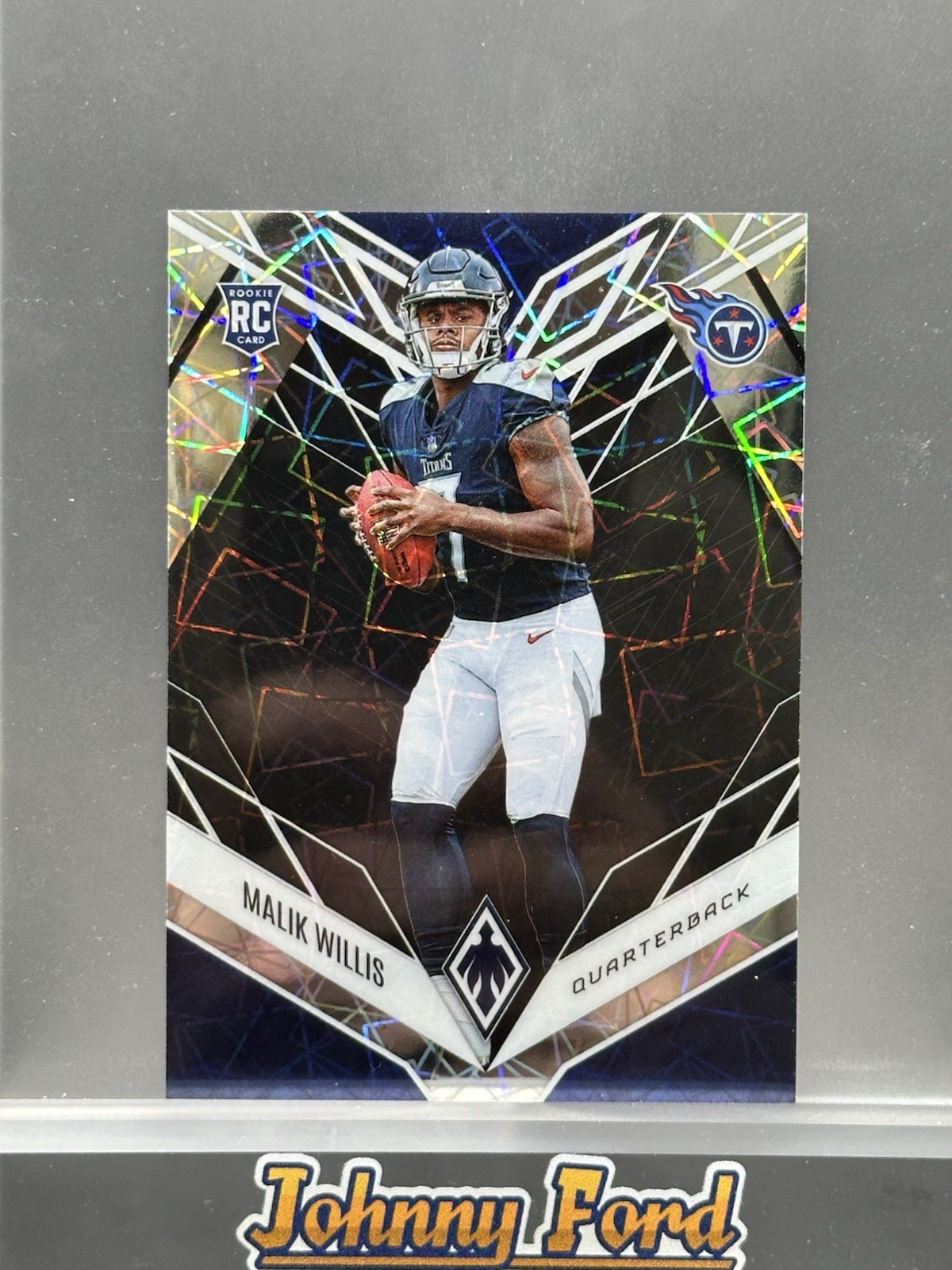 2022 Panini Phoenix #103 Malik Willis Black Lazer Rookie 7/10