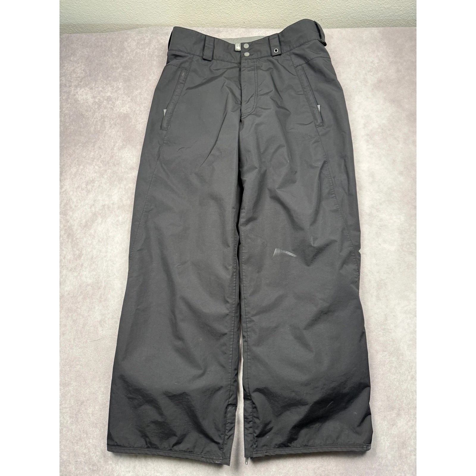 Burton Snow Pants Women Large Black Insulated Ski Snowboard Cargo Winter Sports