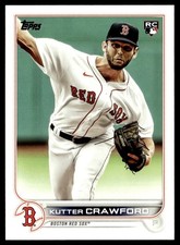 2022 Topps Kutter Crawford Rookie Boston Red Sox #645