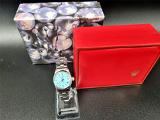 Rolex Ladies Oyster Datejust 6517 – Tiffany Blue Custom Dial – Pre-Loved