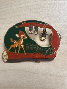 Disney Japan M+P - Bambi and Opossums 1942 History of Art Dangle Pin - LE 2700