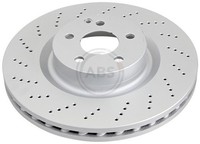 2X A.B.S. Bremsscheibe Beschichtet 18285 FüR C207 Mercedes W212 A207 SLC R172