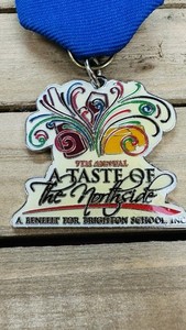 9th Annual Taste Of The north side Fiesta Medal Vintage