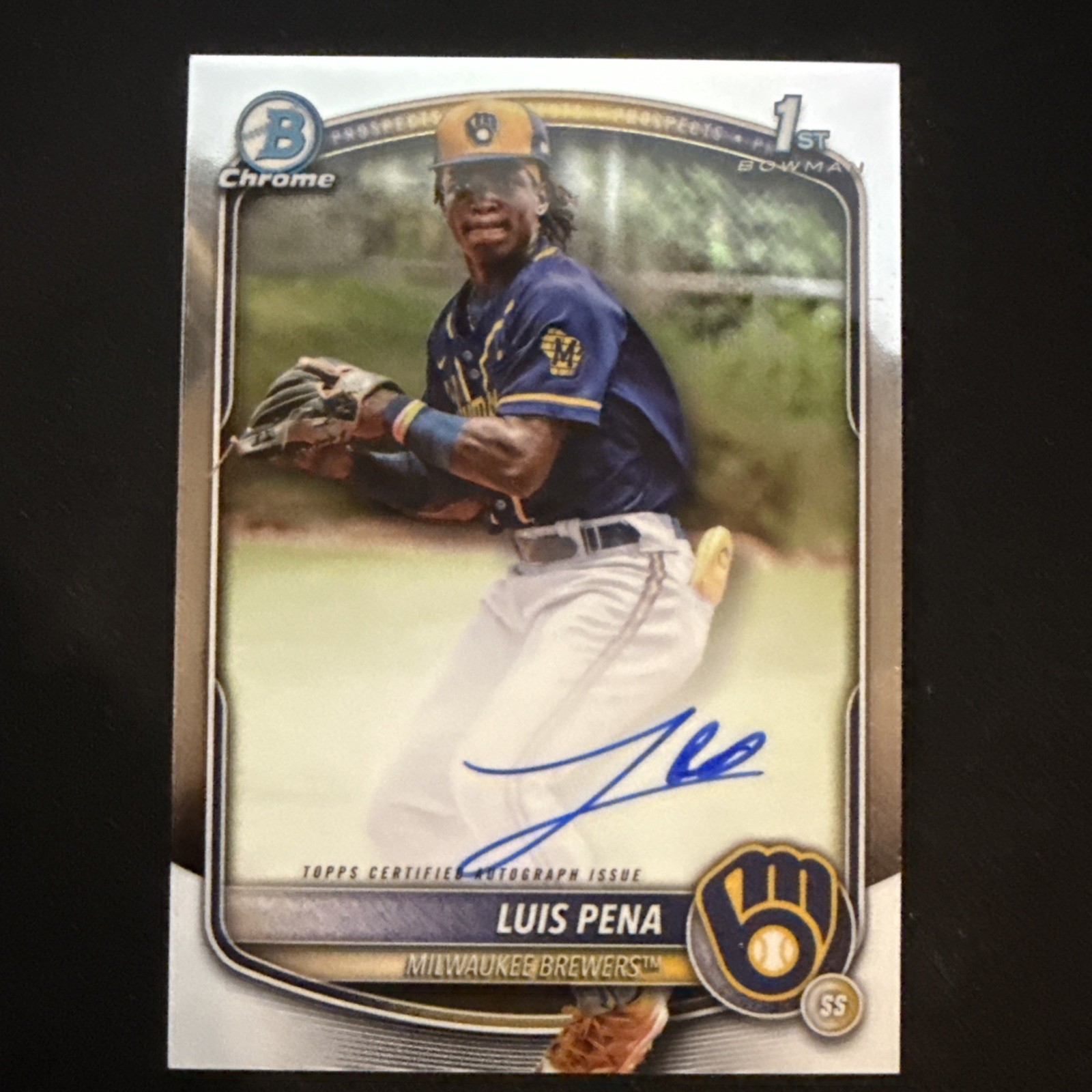 2025 Bowman Chrome Prospect Auto Luis Pena #CPA-LP