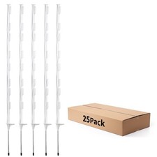 FENSMILE 48Inch Step-in Fence Post-Electric Fence System Post for Garden and ...