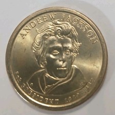 Andrew JacksonDOLLAR Presidential COIN  1829-1837 - 2008AndrewJackson Circulated