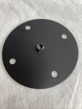 4-1/4" Diameter Round Heavy-Duty Mount Bracket with 1/4”-20 Camera Mount Nut New