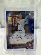 2022 Bowman Chrome - Prospect Autographs Parker Chavers Purple Refractor /250
