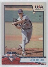 2019 USA Baseball Stars & Stripes Longevity Holo Foil 1/99 John Doxakis #22 3h9