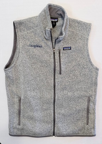 Patagonia Promotional Isoplexis Men’s Fleece Sweater Vest Size XXL Grey
