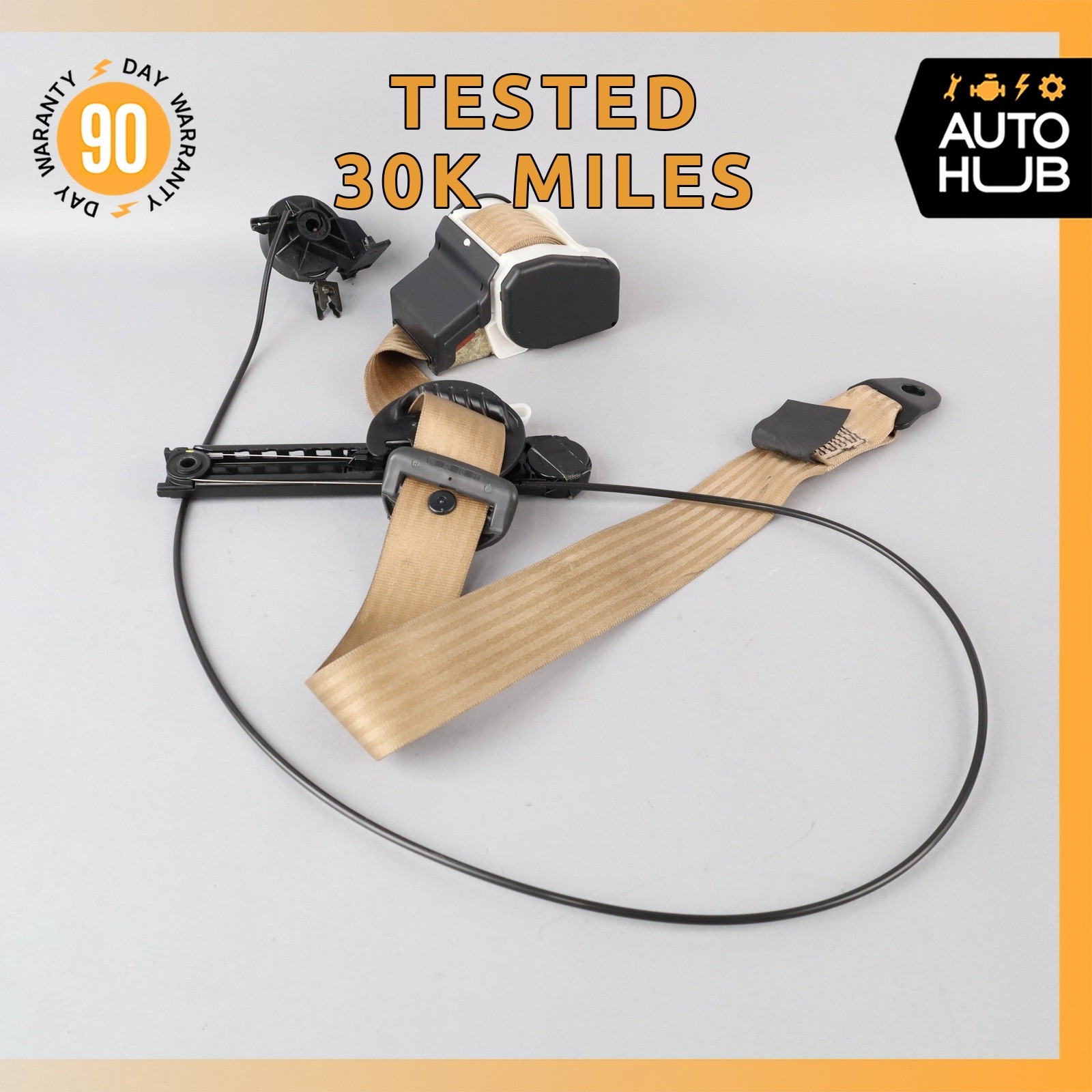 Bentley Arnage 1999-2004 Front Left Seat belt retractor Beige