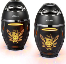 Gifts for Men Women, Bluetooth Speakers Outdoor with Flame Lights, Birthday Gift